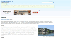 Desktop Screenshot of namur.lovetotravel.pl