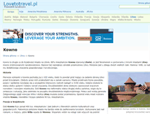 Tablet Screenshot of kowno.lovetotravel.pl