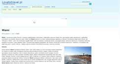 Desktop Screenshot of miami.lovetotravel.pl