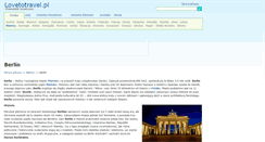 Desktop Screenshot of berlin.lovetotravel.pl