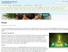 Tablet Screenshot of paryz.lovetotravel.pl