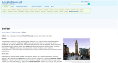 Desktop Screenshot of belfast.lovetotravel.pl