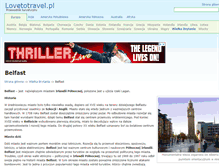 Tablet Screenshot of belfast.lovetotravel.pl