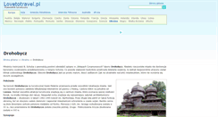 Desktop Screenshot of drohobycz.lovetotravel.pl