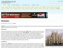 Tablet Screenshot of mediolan.lovetotravel.pl