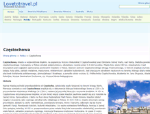 Tablet Screenshot of czestochowa.lovetotravel.pl