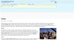 Desktop Screenshot of dallas.lovetotravel.pl