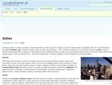 Tablet Screenshot of dallas.lovetotravel.pl
