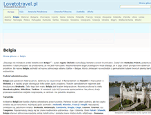 Tablet Screenshot of belgia.lovetotravel.pl
