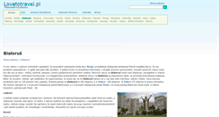 Desktop Screenshot of bialorus.lovetotravel.pl