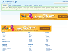 Tablet Screenshot of lovetotravel.pl